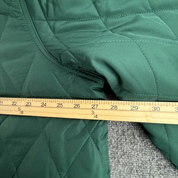 NWT Weatherproof 2XL Green Quilted High Pile Fleece Lined Full Zip Coat Winter - Picture 11 of 15